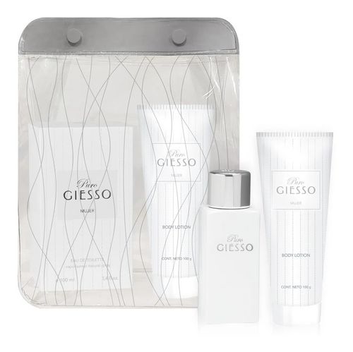 Perfume Mujer Giesso Puro Edt 100 Ml + Body Lotion 100 G