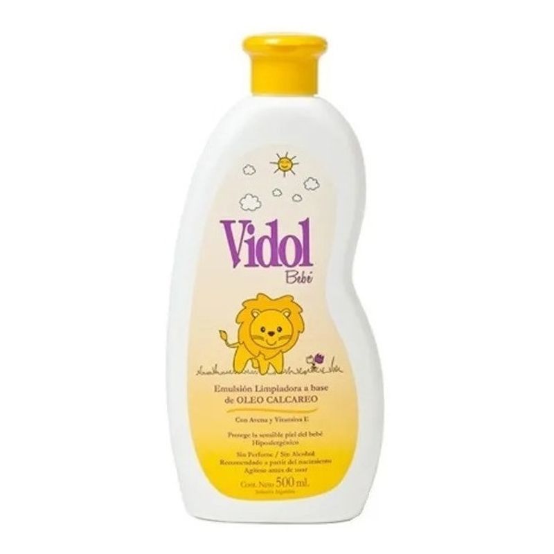 Vidol-Bebe-Emulsion-Limpiadora-Oleo-Calcareo-500ml-en-FarmaPlus