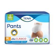 Ropa interior Tena pants clásico talle m 16 unidades