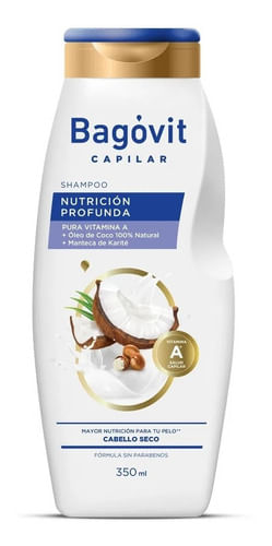 Bagóvit Capilar Nutrición Profunda Shampoo x 350 ml