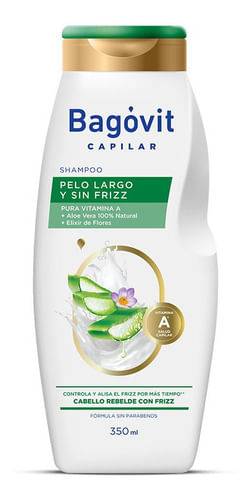 Bagóvit Capilar Pelo Largo y Sin Frizz Shampoo x 350 ml