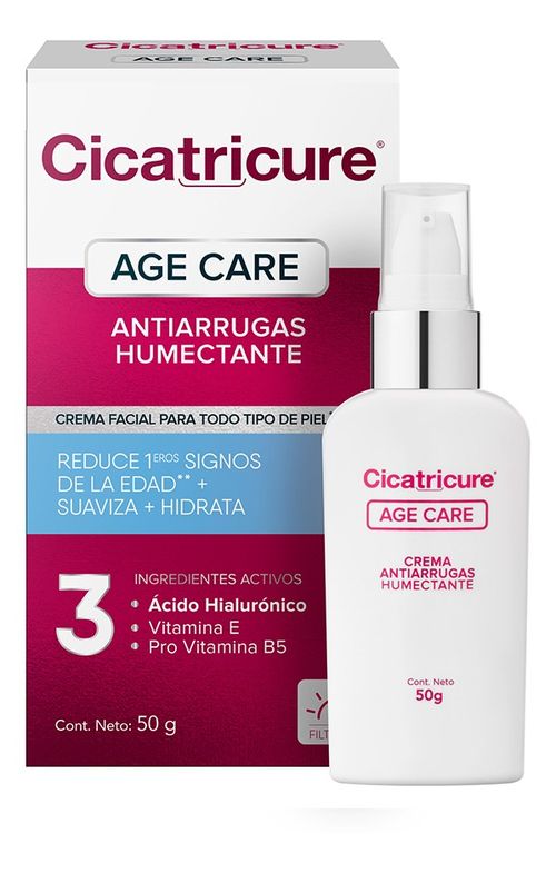 Cicatricure Age Care Antiarrugas Humectante Crema Facial 50g
