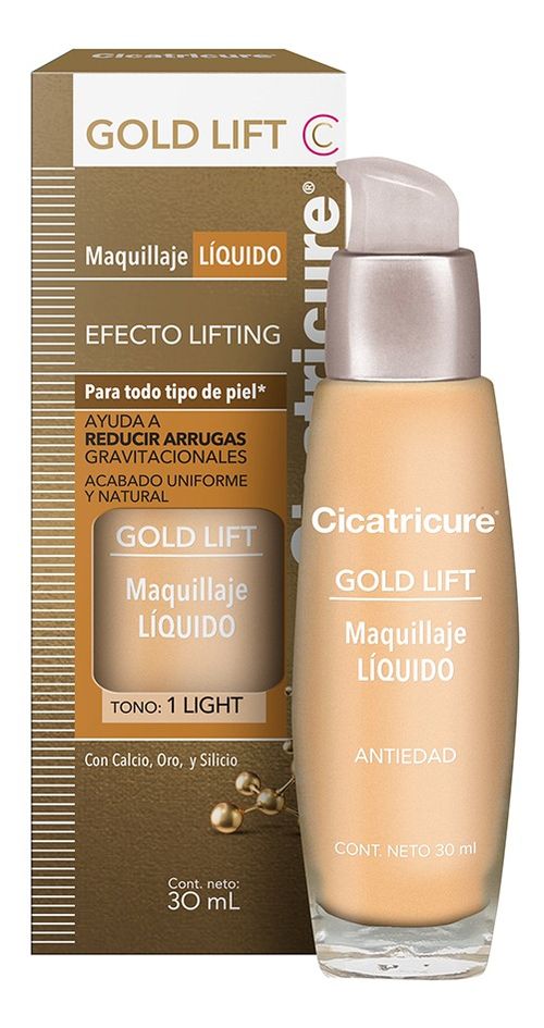 Cicatricure Gold Lift Maquillaje Líquido Tono 1 Light 30ml