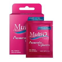 Multio Pleasure Gel Lubricante Íntimo Placer 3 Sobres X 3ml