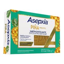 Asepxia Piña Jabón Exfoliante Matifica Reduce Los Poros 100g