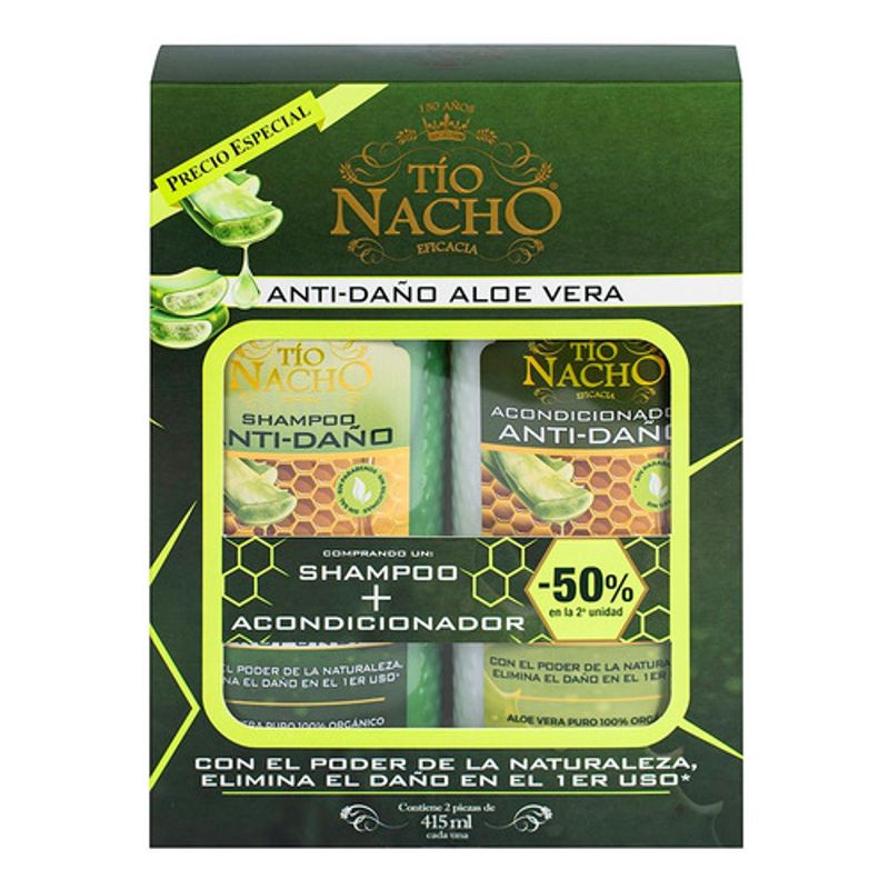 Tio-Nacho-Mono-Estuche-de-Aloe-Vera-Shampoo---Acondicionador
