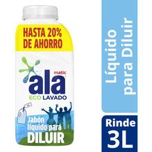 Jabón Liquido Ala Baja Espuma Ecolavado Para Diluir 500ml