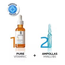 La Roche Posay Serum Pure Vitamin C10 + Ampollas Hyalu B5