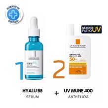 Combo La Roche Posay Hyalu B5 Serum + Anthelios Uv Mune 400
