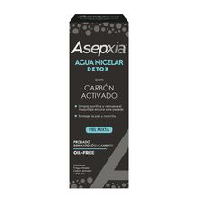 Asepxia Agua Micelar Carbón Detox Piel Mixta 400ml