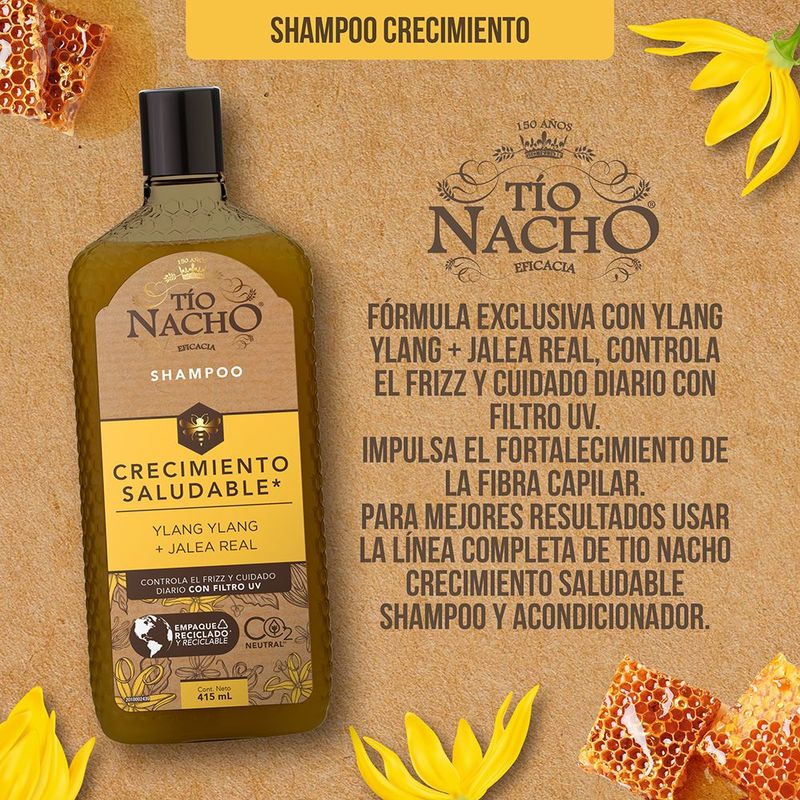 Tio Nacho Crecimiento Saludable Shampoo en FarmaPlus FarmaPlus