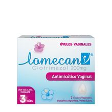Lomecan Clotrimazol 200gr 3 Ovulos