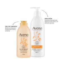 Aveno Kit Cuidado Corporal y Facial Gel de limpieza + Emulsión 400 ml
