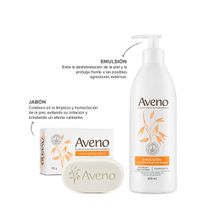 Aveno Kit Limpieza E Hidratación Emulsión + Jabón