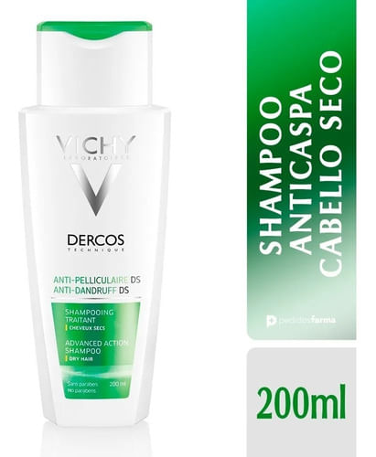 Shampoo para el cabello seco anticaspa 200ml de Vichy