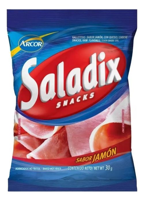 Galletitas Saladix Jamon Horneados Snack 30g