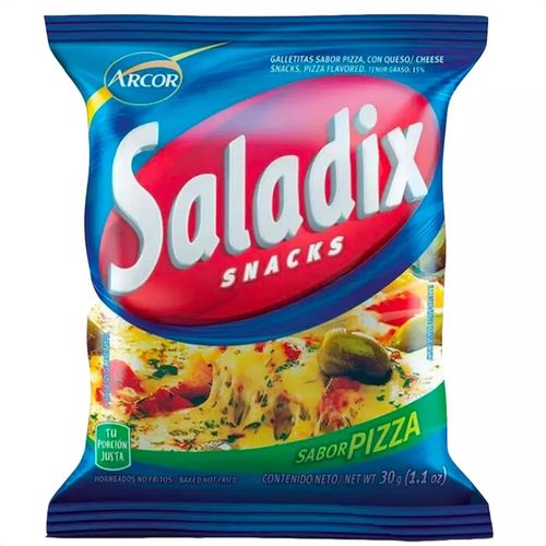 Galletitas Saladix Sabor Pizza Horneados Snack 30g