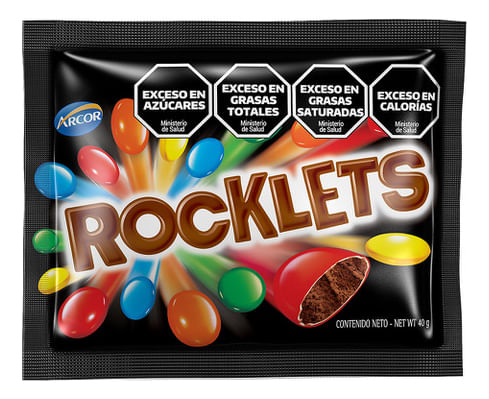 Rocklets Clasico Lentejas De Chocolate 40g