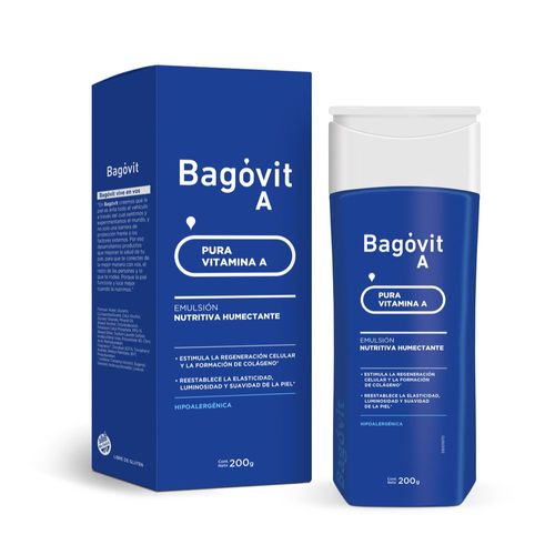Emulsión Nutritiva Humectante Bagóvit A por 200 g