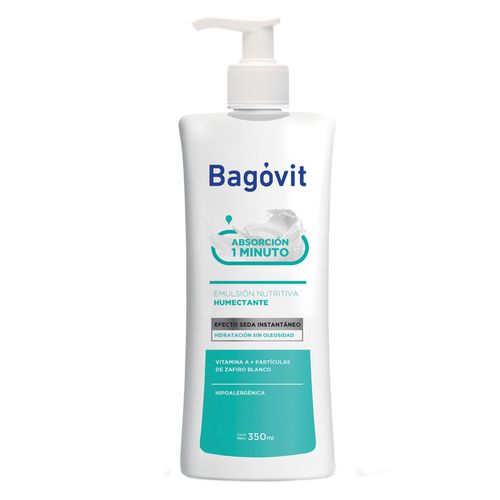 Bagovit A Emulsion Absorcion Inmediata Efecto Seda 350grs