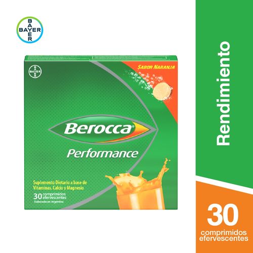 Berocca Performance  X 30 Comprimidos Efervescentes