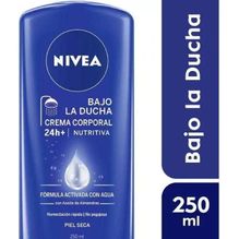 Nivea Cuidado Crema Corporal Bajo La Ducha Nutritiva 250ml