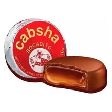 Bocadito Cabsha Chocolate Relleno de Dulce de Leche 10g