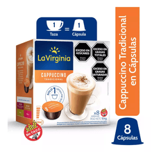 La Virginia Cafe En Capsulas Cappuccino Tradicional X 8uds