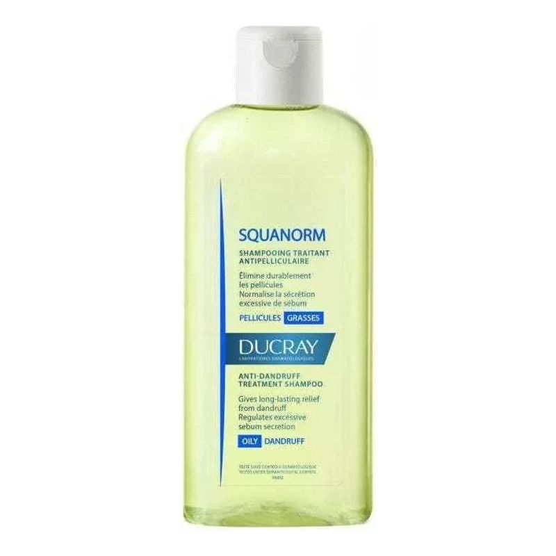 Ducray-Squanorm-Shampoo-Tratante-Caspa-Grasa-200ml-en-FarmaPlus