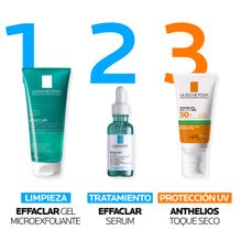 La Roche Posay Rutina Acné Severo Effaclar + Uv Solar Seco