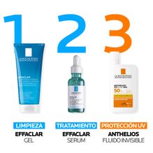 La Roche Posay Rutina Acné Effaclar + Anthelios Uv Mune