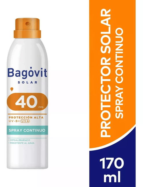 Bagovit Solar Protección Alta Fps40 Spray Continuo 170ml