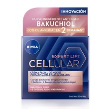 Crema facial antiedad de noche NIVEA Cellular Lift Expert con Bakuchiol x 50 ml