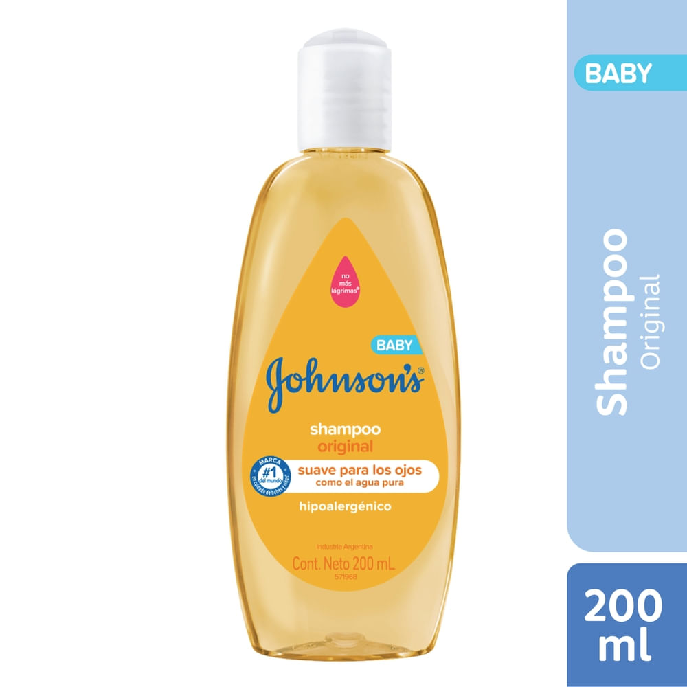 Johnson's Baby Shampoo Original, 200ml : : Belleza