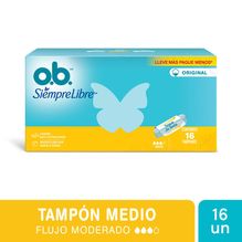 Ob Tampones Original Medio X 16 Unidades
