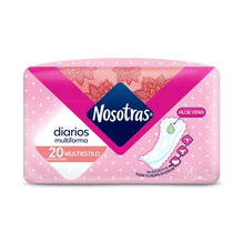Nosotras Protectores Diarios Femeninos Multiestilo 20 Uds
