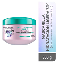 Elvive Pure L´oréal Paris Crema Tratamiento Hialurónico 300g