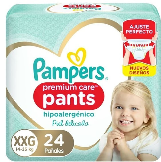 Pampers Pants Ajuste Total Extra Extra Grande X 24 Unidades