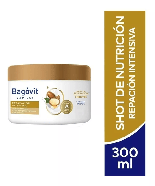 Bagovit Mascara Reparacion Intensiva Cabello Dañado X 300ml