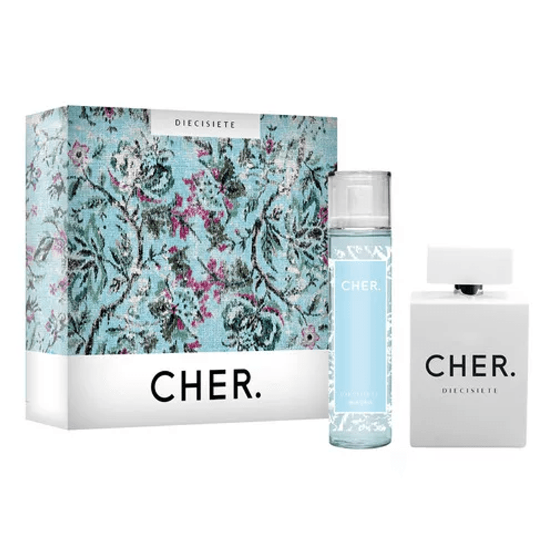 Cher-Diecisiete-Set-Perfume-Mujer-100ml-Edp---Body-Splash