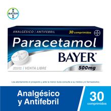Paracetamol Bayer 500mg x 30 Comprimidos