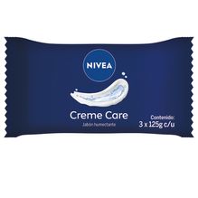 Jabón humectante NIVEA Creme Care para todo tipo de piel 3 x 125 g