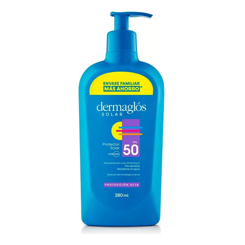 Protector-Solar-Dermaglos-Fps50-380ml-Envase-Familiar
