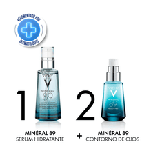 Combo Vichy Mineral 89 Kit Serum Fortificante + Contorno De Ojos