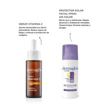 Kit Facial Dermaglós Serum Vitamina C + Protector Fps 50