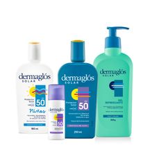 Kit Protector Solar Familiar Dermaglós Fps 50