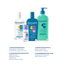 Kit Protector Solar Familiar Dermaglós Fps 50