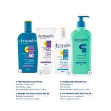 Kit Protector Solar Familiar Dermaglós + Fps 40 Efecto Seco