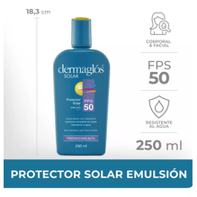 Kit Protector Solar Dermaglós Emulsion Fps 50 X6 Unidades