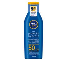 Protector solar humectante en loción NIVEA SUN Protect & Hydrate FPS 50 x 200 ml